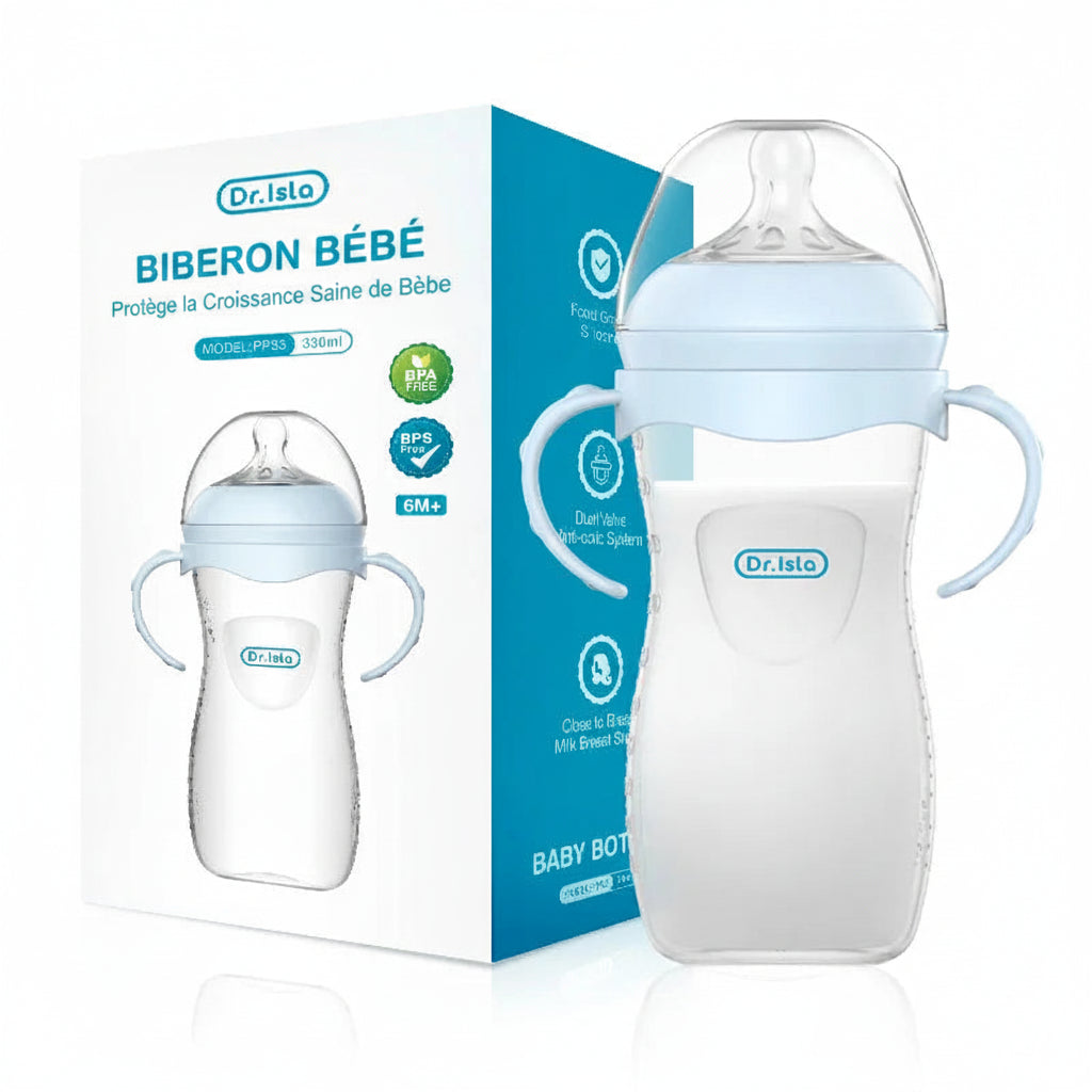 Biberon en PP Sans BPA avec Anses pour Bébé et Nouveau-Né | 150 / 240 / 330 ml