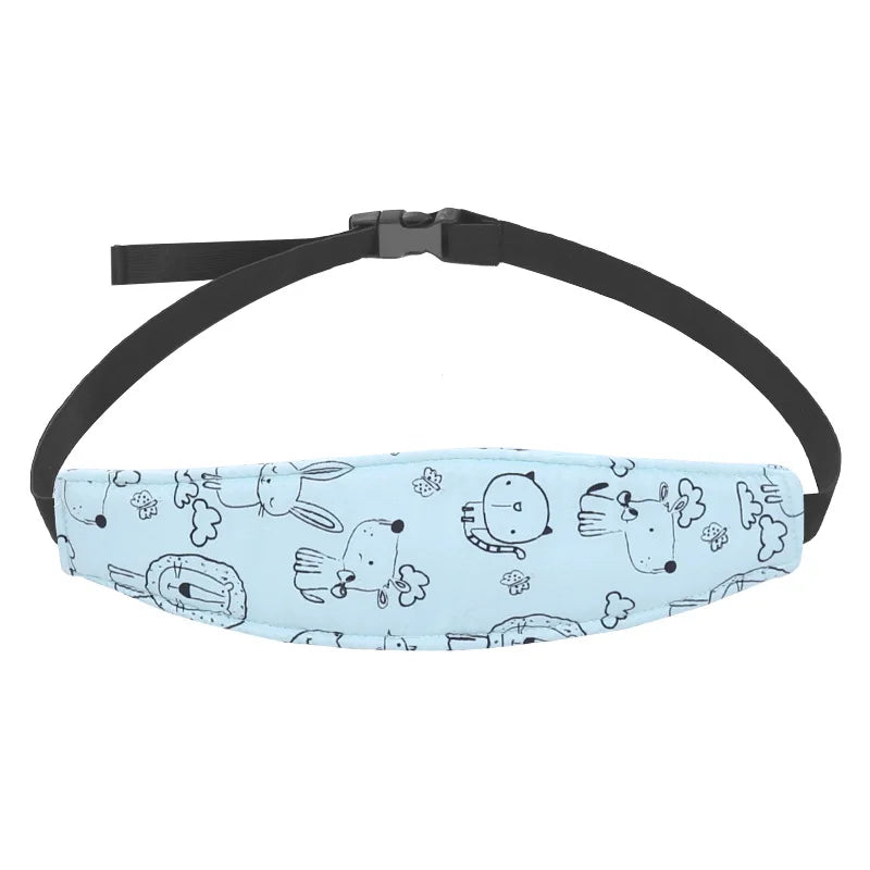 Bandeau de Support de Tête Réglable pour Siège Auto et Poussette Bébé | Sommeil Serein