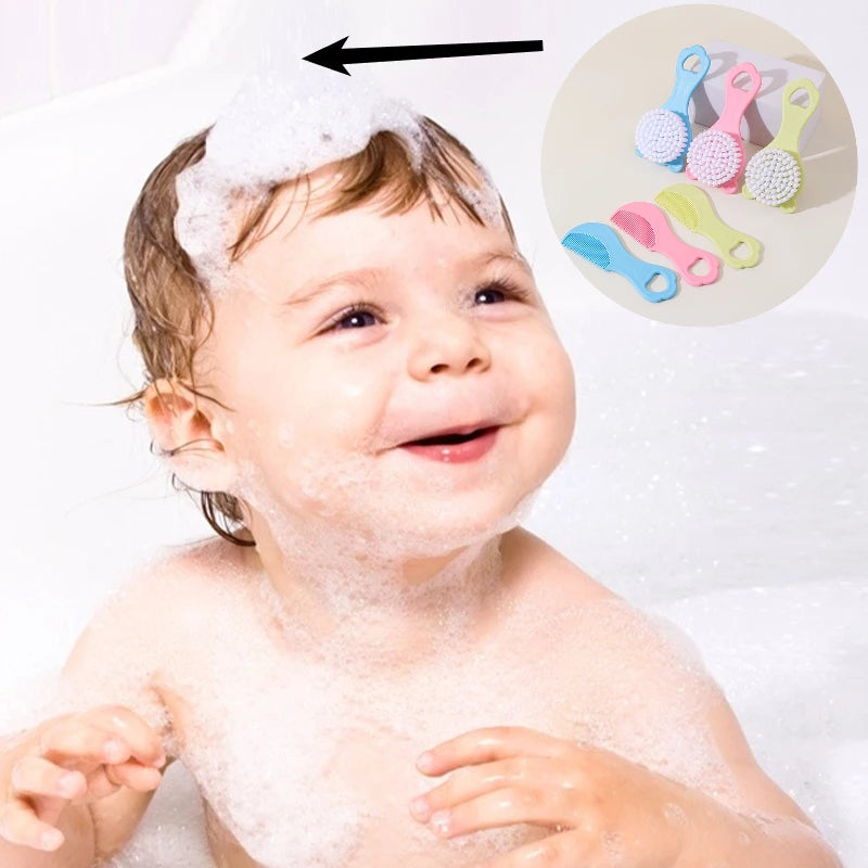 Ensemble Brosse et Peigne Bébé | Kit de Toilette Doux pour Nouveau-Né et Enfant