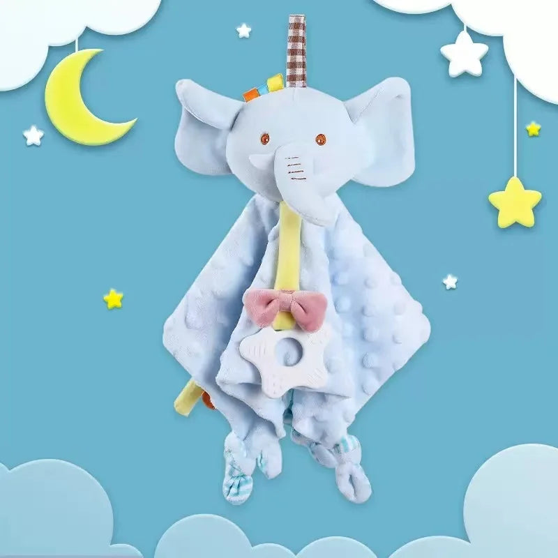 Doudou Étiquettes Sensoriel pour Bébé | Éveil & Réconfort Premier Âge