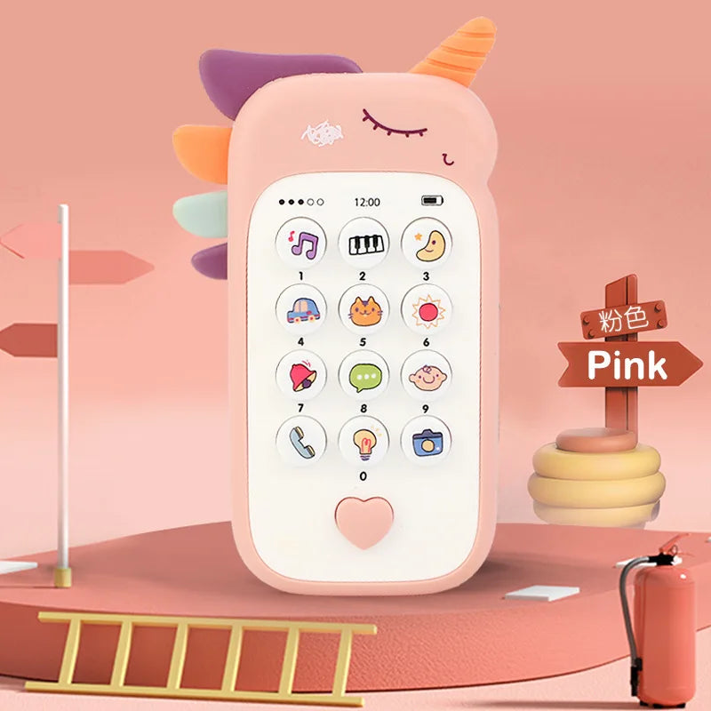 Téléphone Musical et Lumineux pour Bébé | Éveil & Imitation Unicorn
