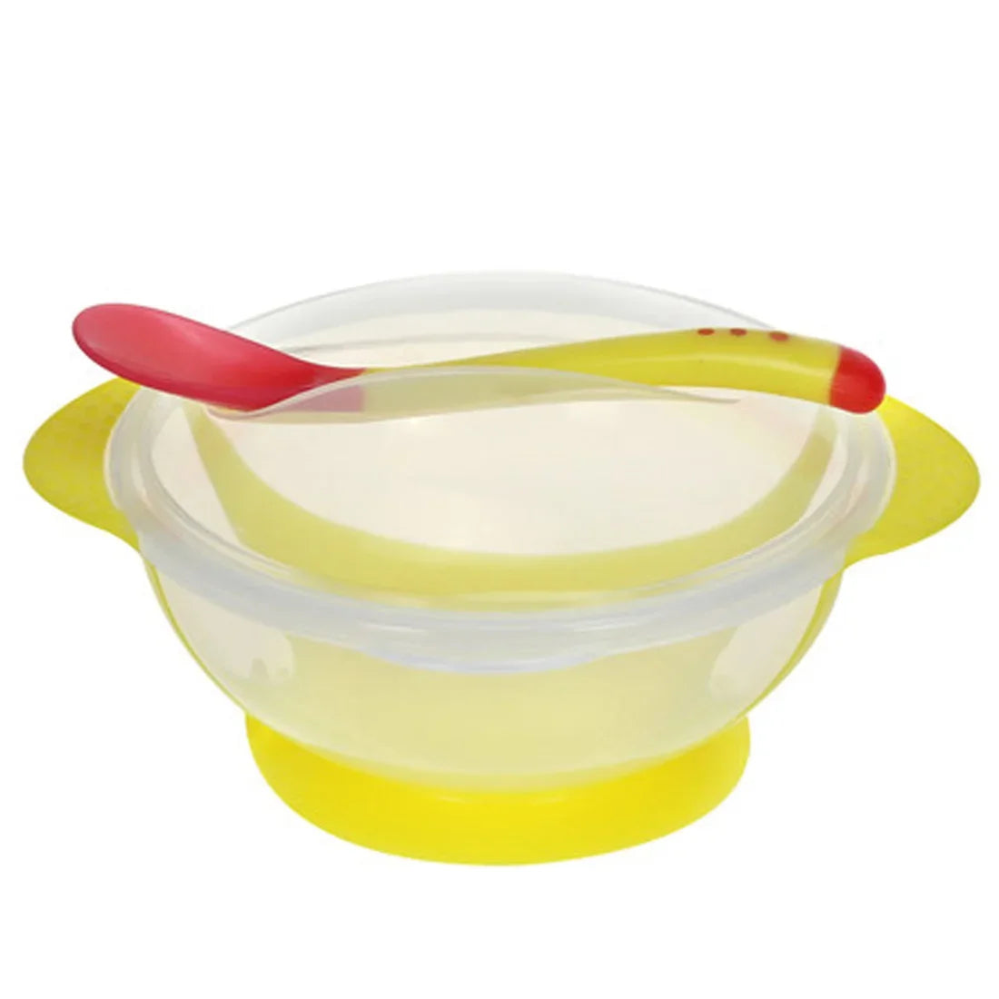 Set repas d'apprentissage : Bol hermétique & Cuillère de sécurité thermosensible