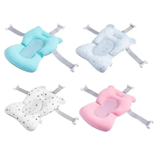 Coussin de Bain Bébé Ergonomique | Support Flottant Réglable avec 3 Boucles de Sécurité