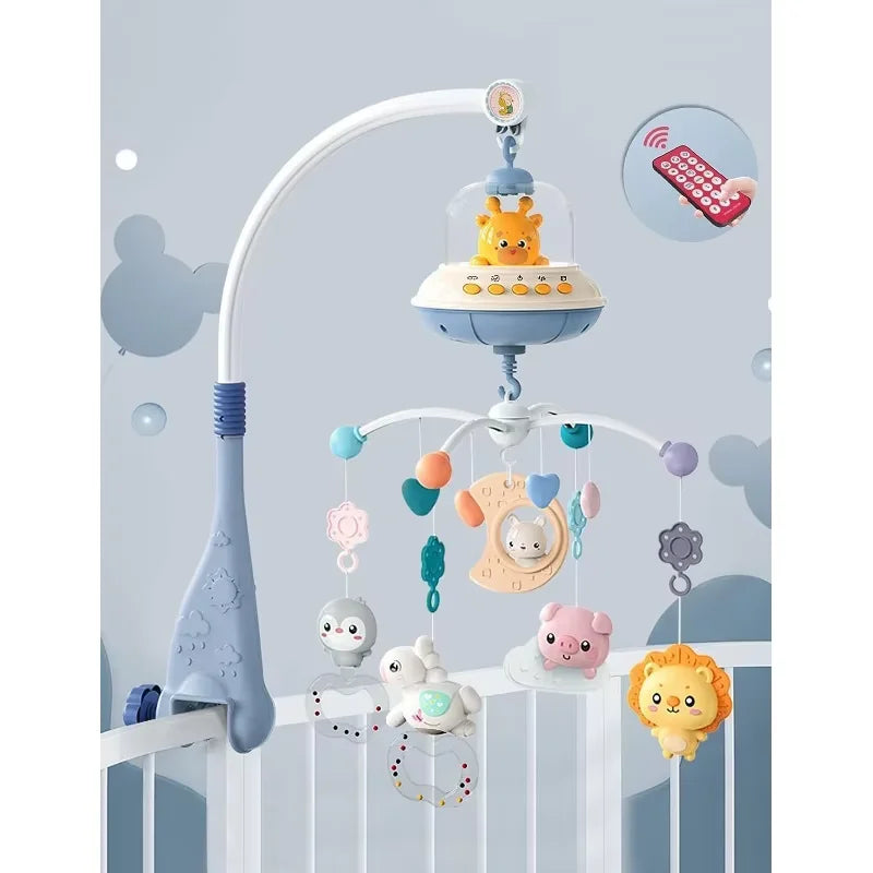 Mobile Musical à Projection | Éveil Sensoriel & Aide au Sommeil Bébé