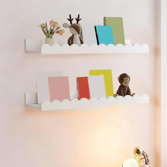 Étagère à Livres Murale | Rangement Nuage & Bibliothèque Enfant