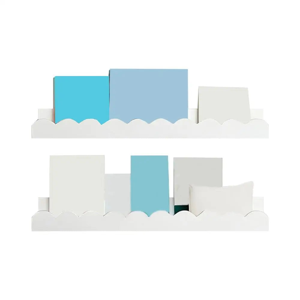 Étagère à Livres Murale | Rangement Nuage & Bibliothèque Enfant