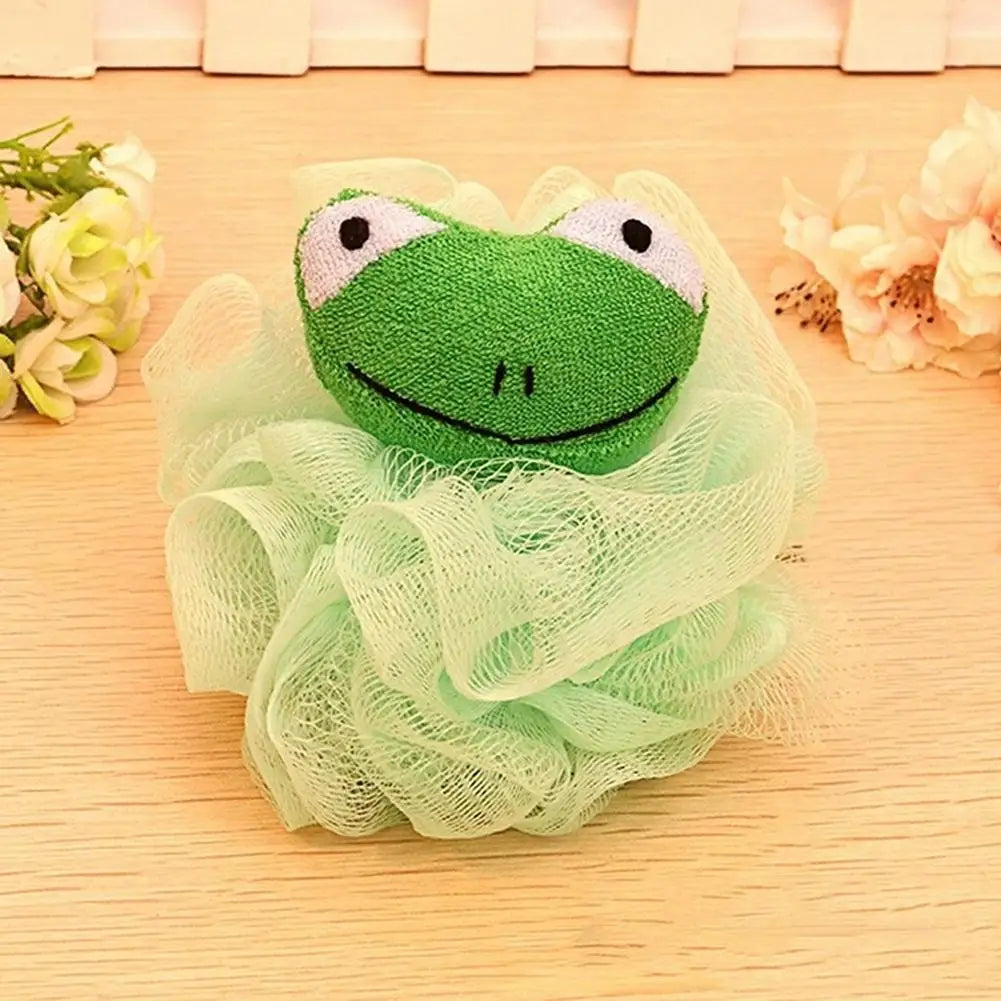 Éponge de Bain Fleur en Maille pour Enfant | Animaux Rigolos