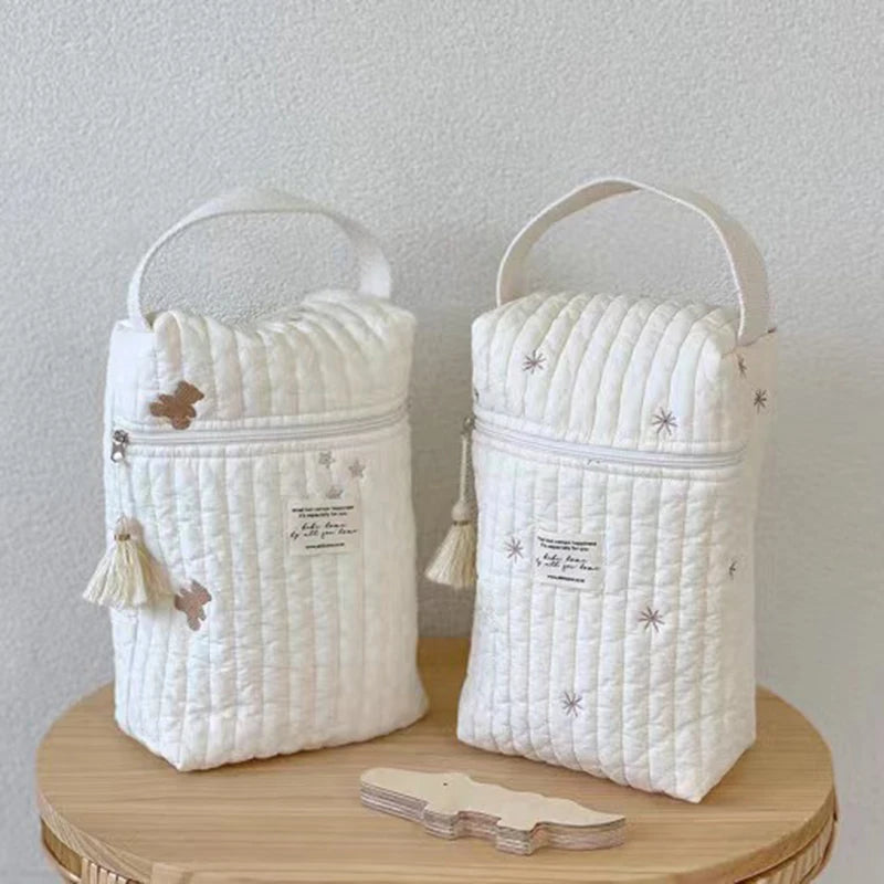 Sac à Langer Matelassé Premium – Élégance & Praticité