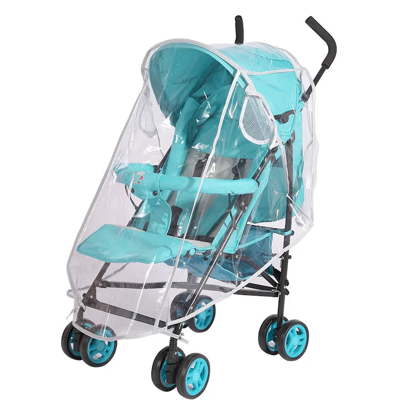 Housse de Pluie Universelle pour Poussette Bébé | Protection & Visibilité Totale