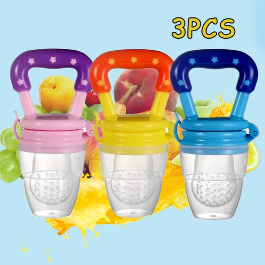 Lot de 3 Tétines Grignoteuses en Silicone