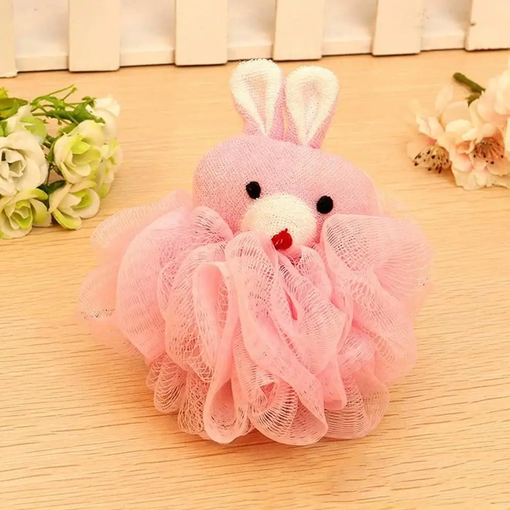 Éponge de Bain Fleur en Maille pour Enfant | Animaux Rigolos