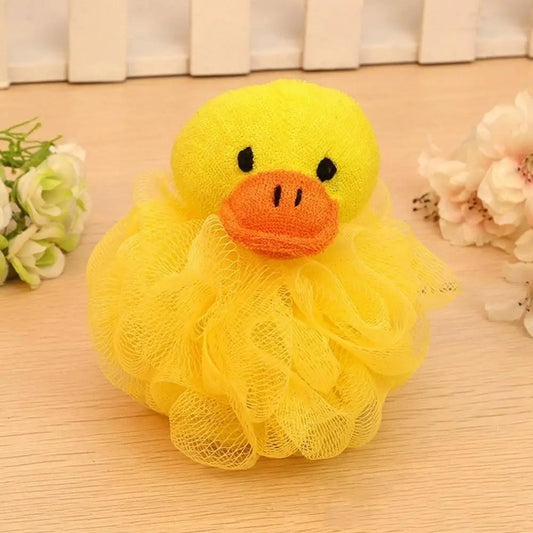 Éponge de Bain Fleur en Maille pour Enfant | Animaux Rigolos
