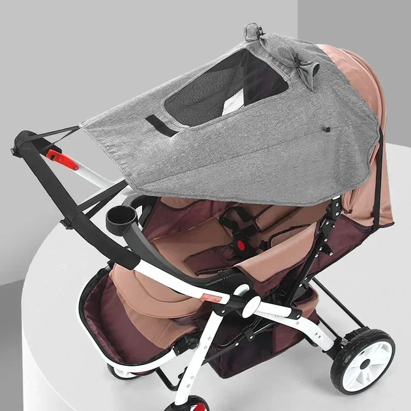 Pare-soleil Poussette Multi-Protection | UV50+, Pluie & Moustiquaire