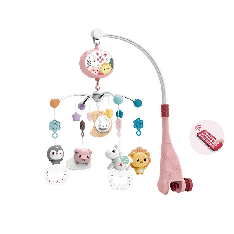Mobile Musical à Projection | Éveil Sensoriel & Aide au Sommeil Bébé