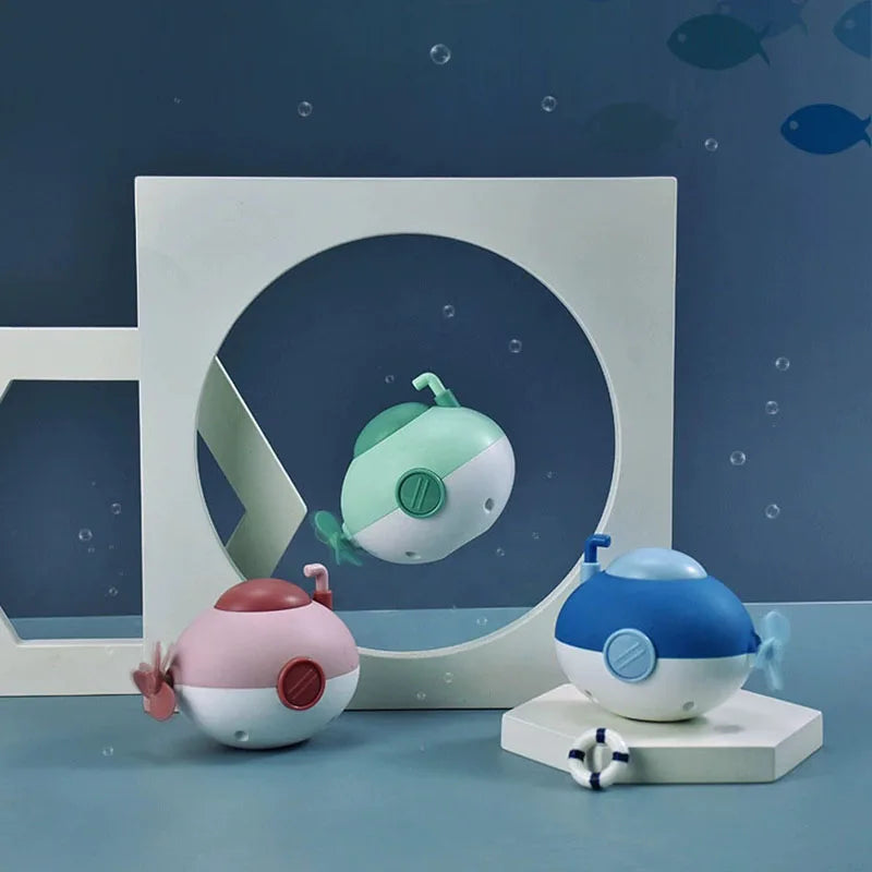 Jouet de Bain Sous-Marin Mécanique | Compagnon Aquatique à Remonter pour Enfants