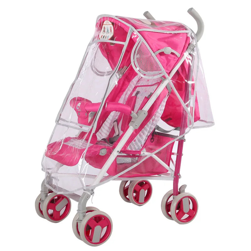 Housse de Pluie Universelle pour Poussette Bébé | Protection & Visibilité Totale