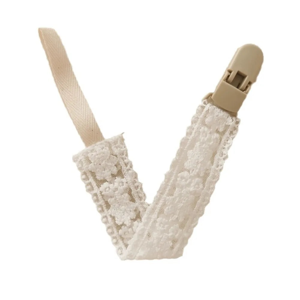 Attache-Tétine en Tissu Floral pour Bébé | Élégance Retro & Sécurité