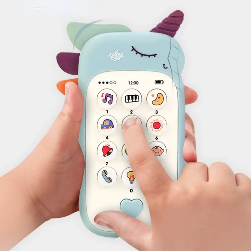 Téléphone Musical et Lumineux pour Bébé | Éveil & Imitation Unicorn