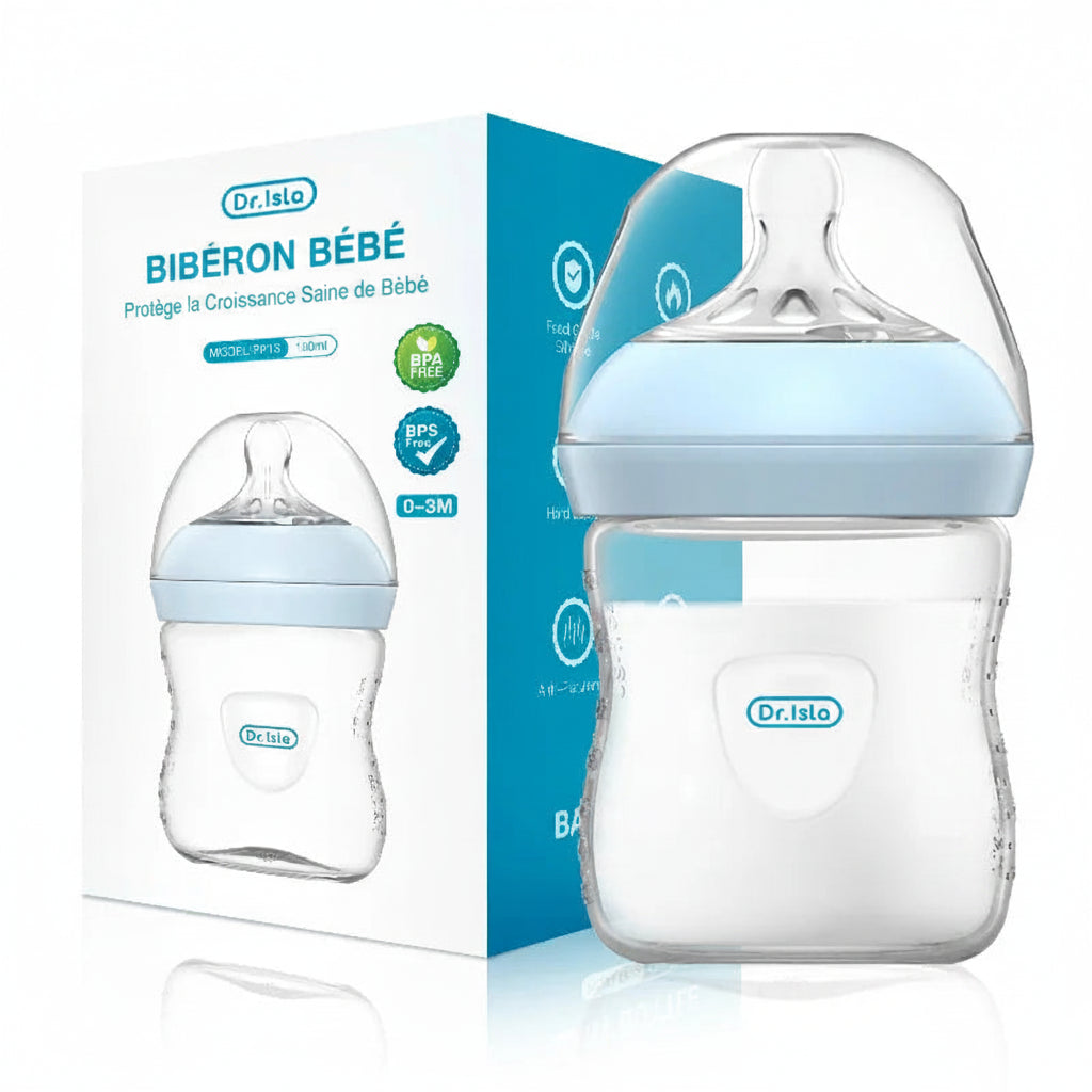 Biberon en PP Sans BPA avec Anses pour Bébé et Nouveau-Né | 150 / 240 / 330 ml