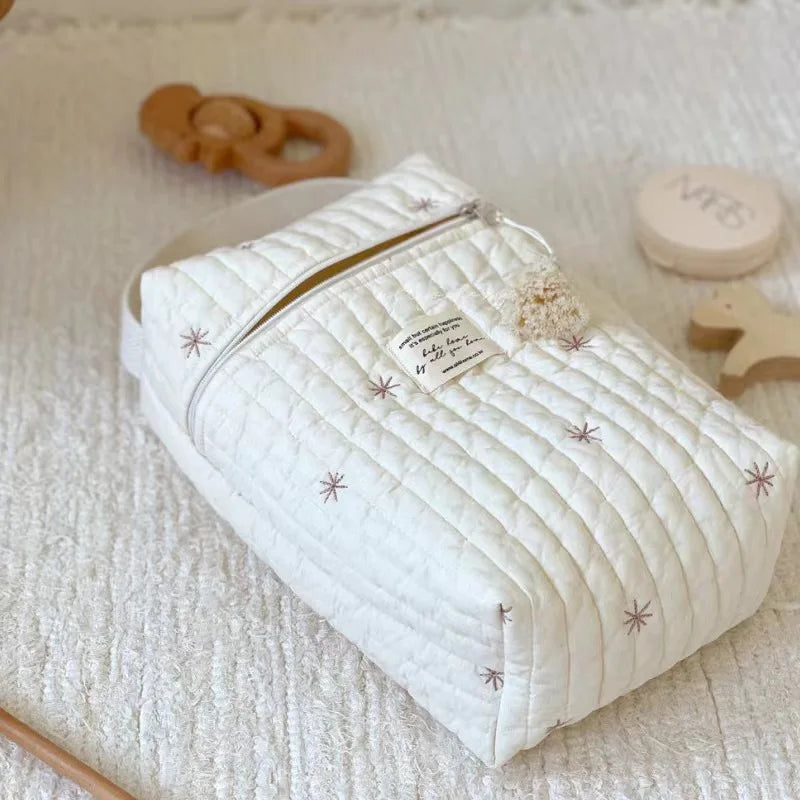 Sac à Langer Matelassé Premium – Élégance & Praticité
