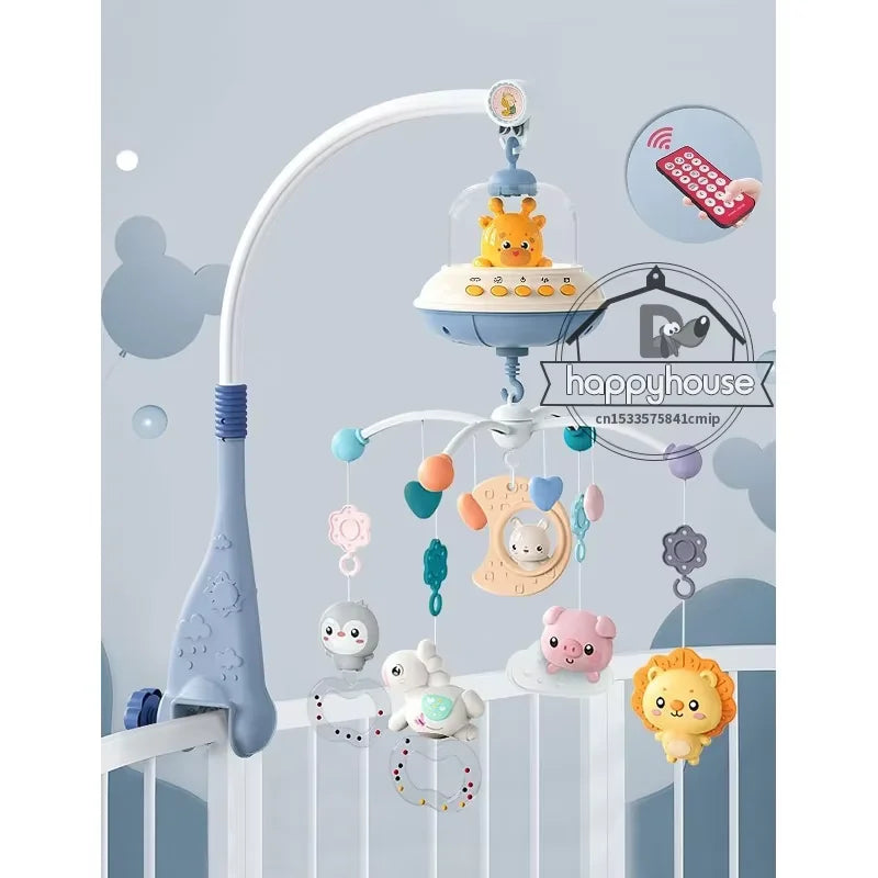 Mobile Musical à Projection | Éveil Sensoriel & Aide au Sommeil Bébé