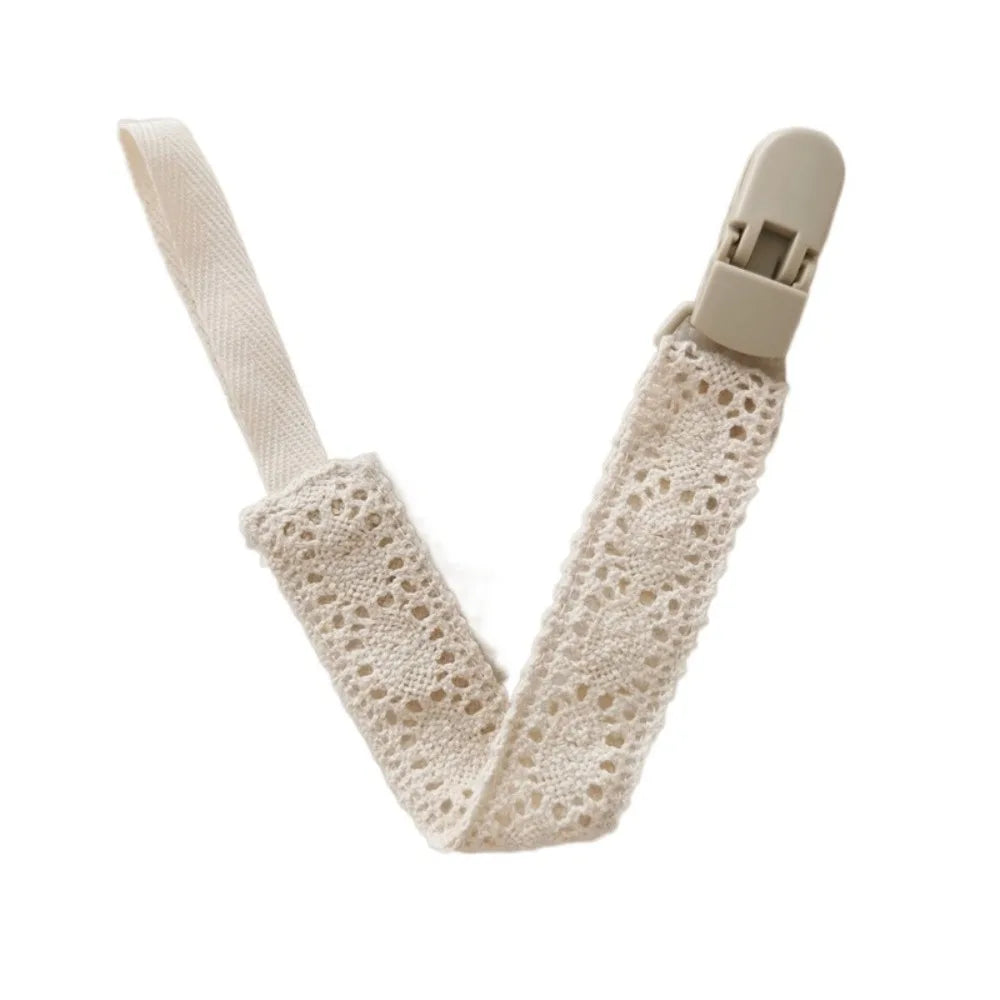 Attache-Tétine en Tissu Floral pour Bébé | Élégance Retro & Sécurité