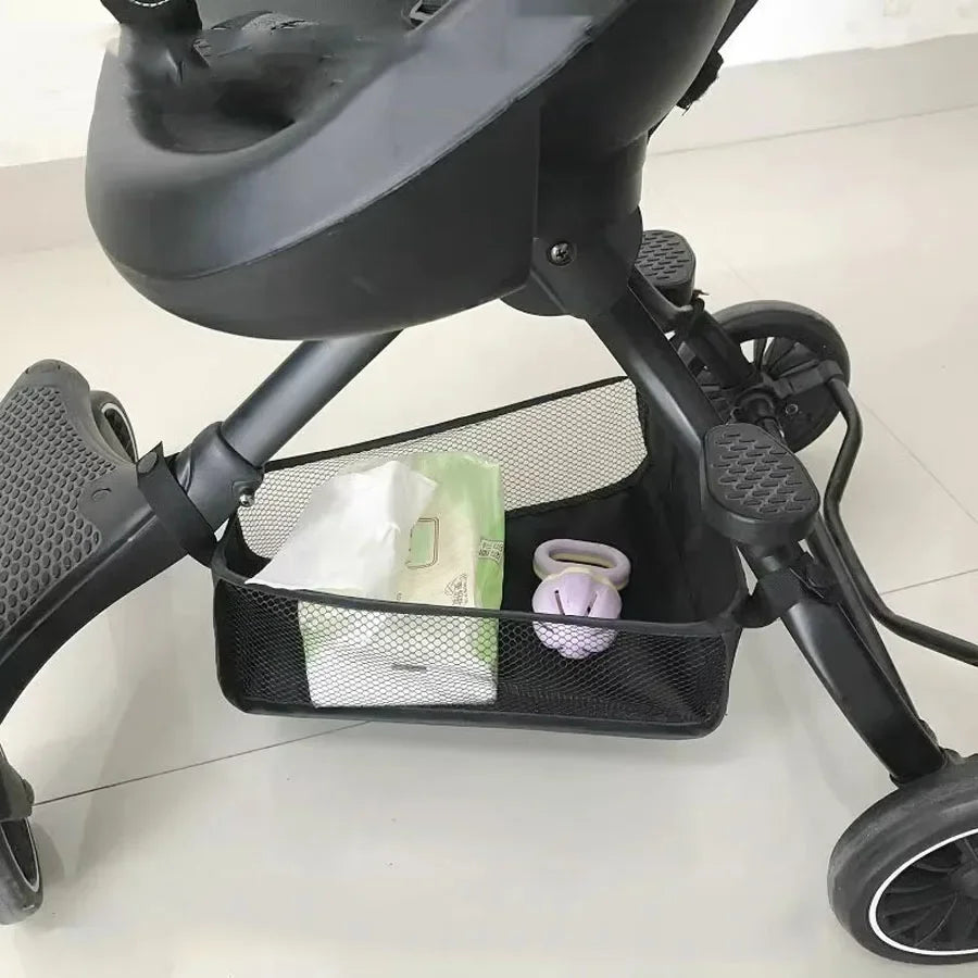 Panier de Rangement Poussette Universel | Pratique et Élégant